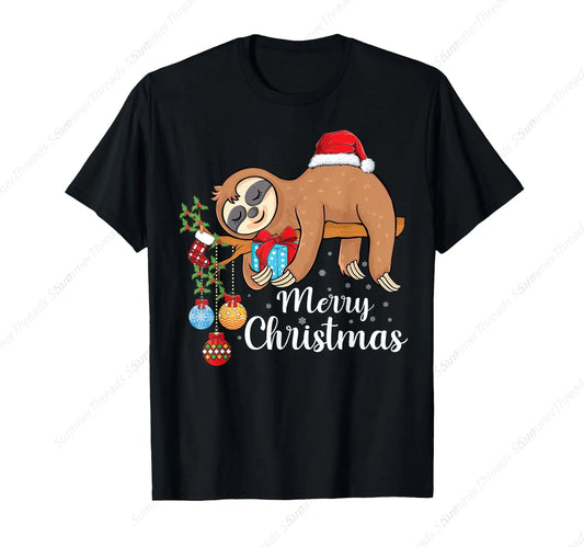 Merry Christmas Sloth T-Shirt