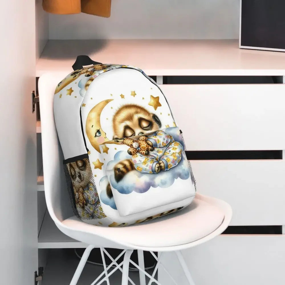 Baby Sloth With Moon & Stars Backpack