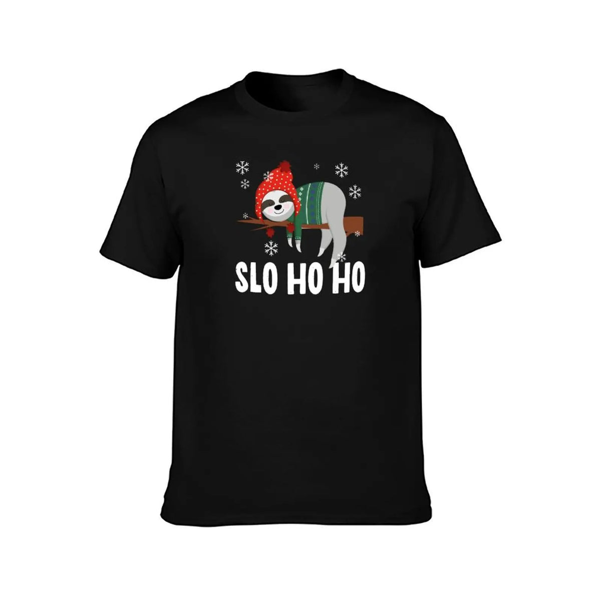 Slo Ho Ho Sloth Christmas T-Shirt