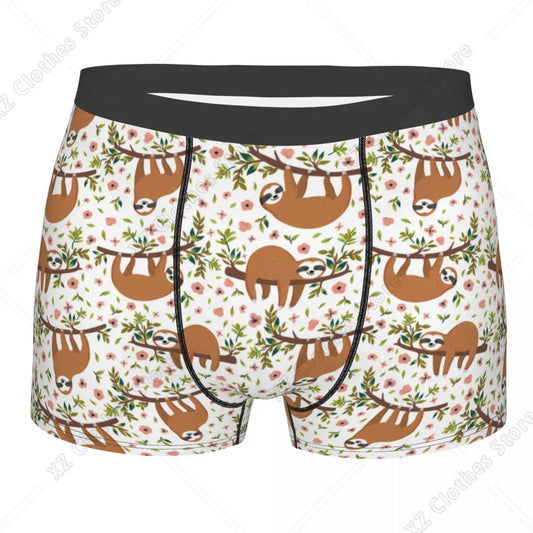 Sloth On A Branch Boxer Briefs product photo