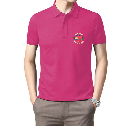 Image of Orange Sloth Polo Shirt