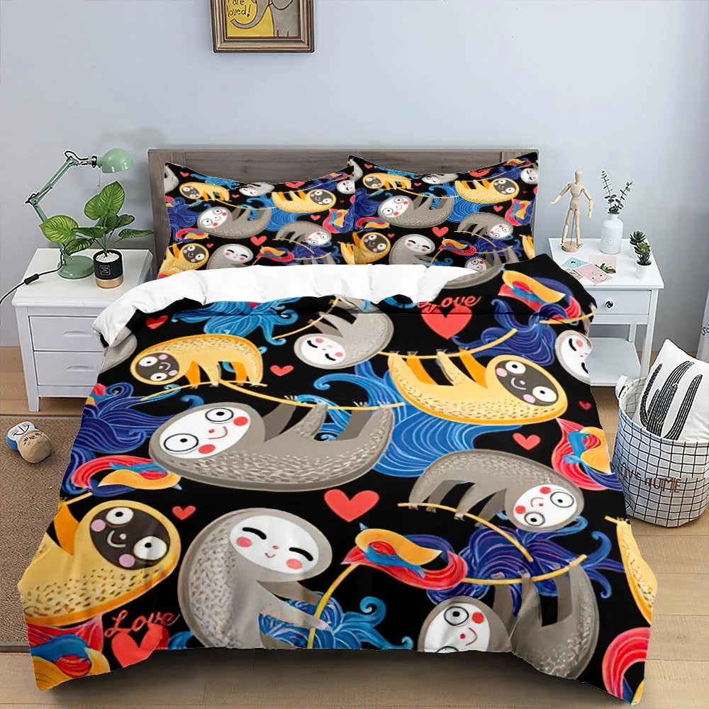 Sloth Duvet Cover Set