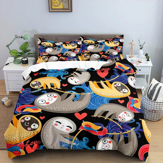 Sloth Duvet Cover Set