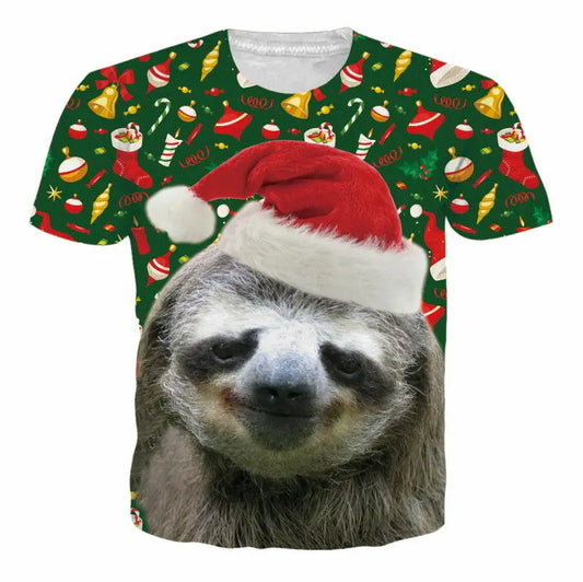 Festive Sloth T-Shirt
