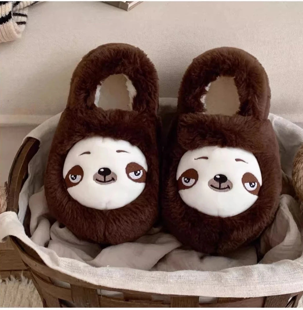 Sloth Soft Plush Anti-Slip Slippers product photo 3