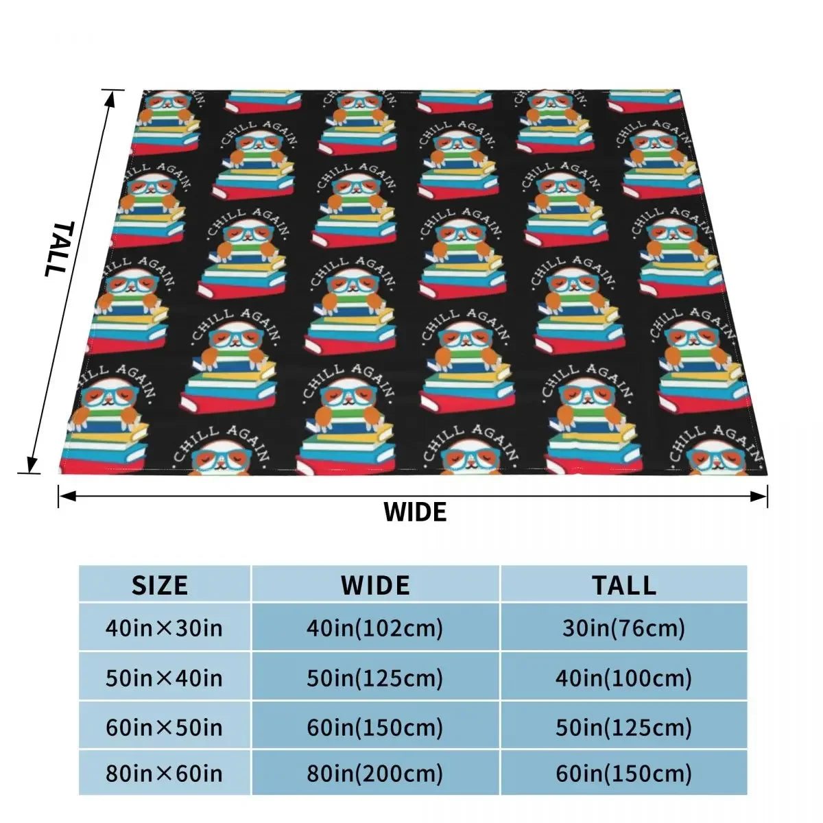 Chill Again Sloth Blanket