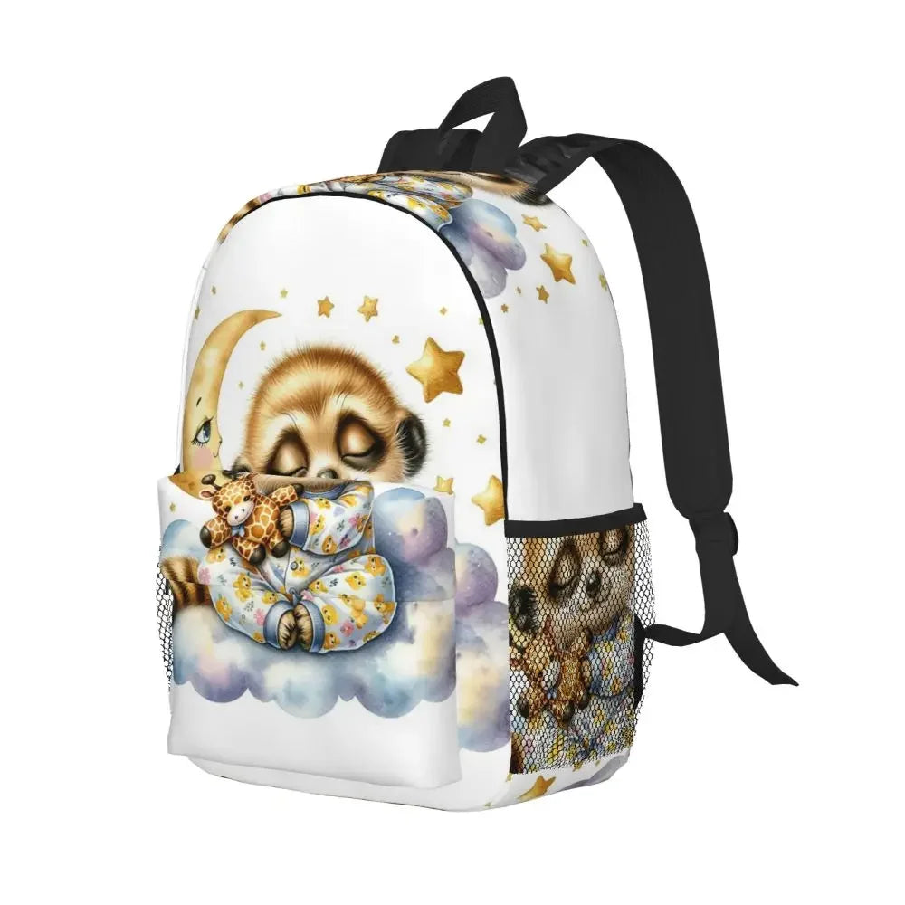 Baby Sloth With Moon & Stars Backpack
