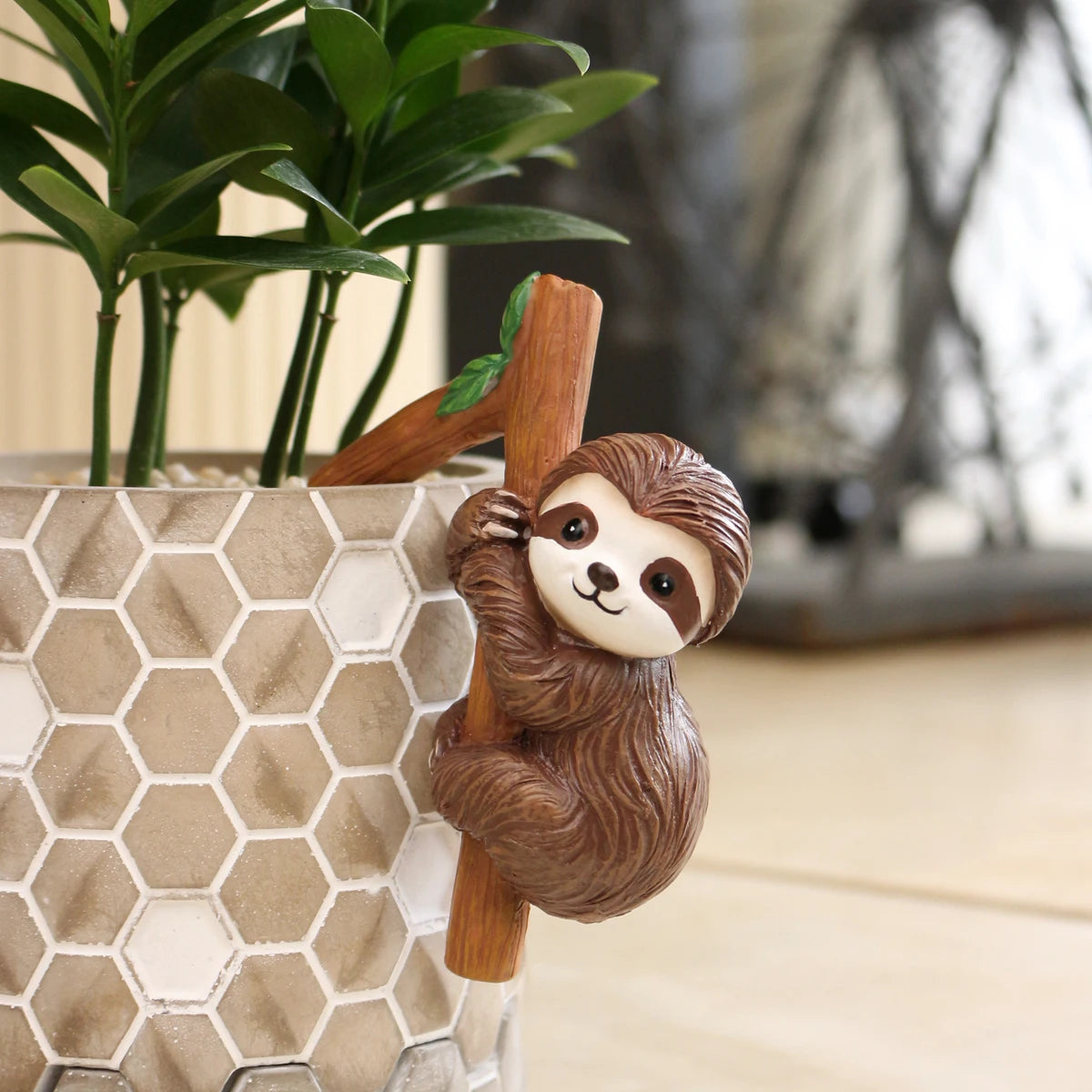 Sloth Flower Pot Ornament