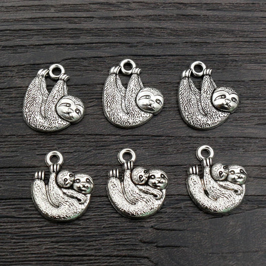 30 Piece Sloth Charms