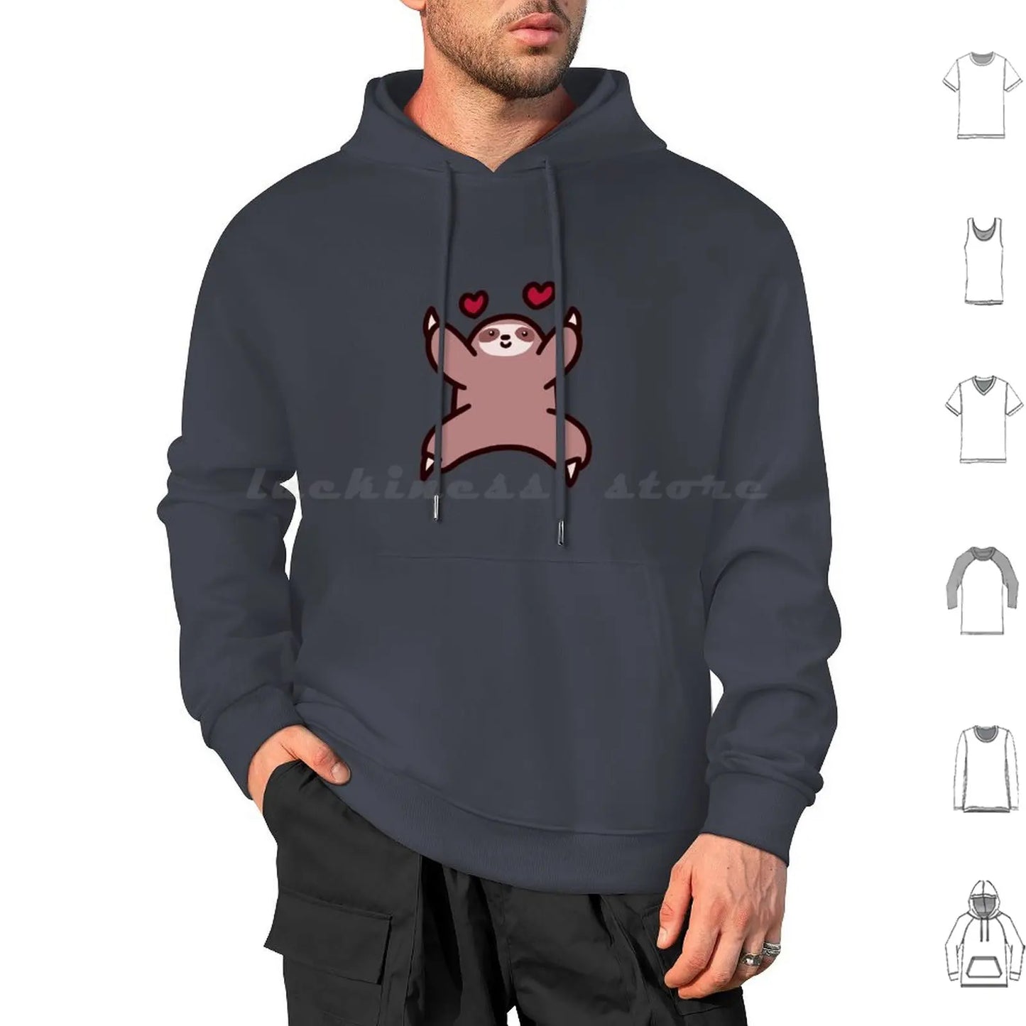 Sloth Love Hoodie and Long Sleeve t-shirts