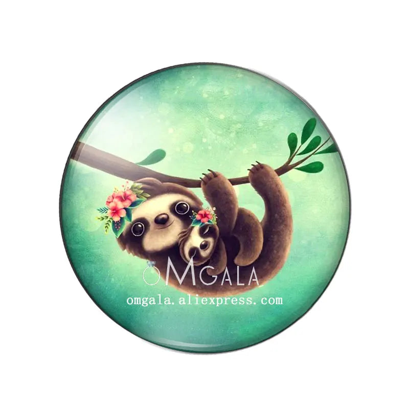 Sloth Pin Badges