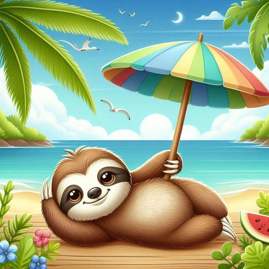 Sloth Diamond Art Kit