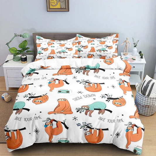 Sloth Duvet Cover Set