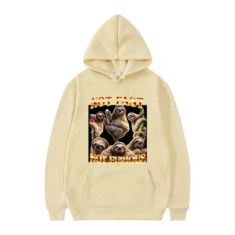 Not Fast Not Furious Sloth Hoodie