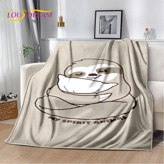 My Spirit Animal Sloth Blanket product photo