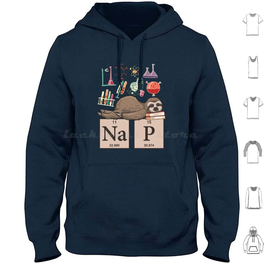 Chemistry Sloth Hoodie