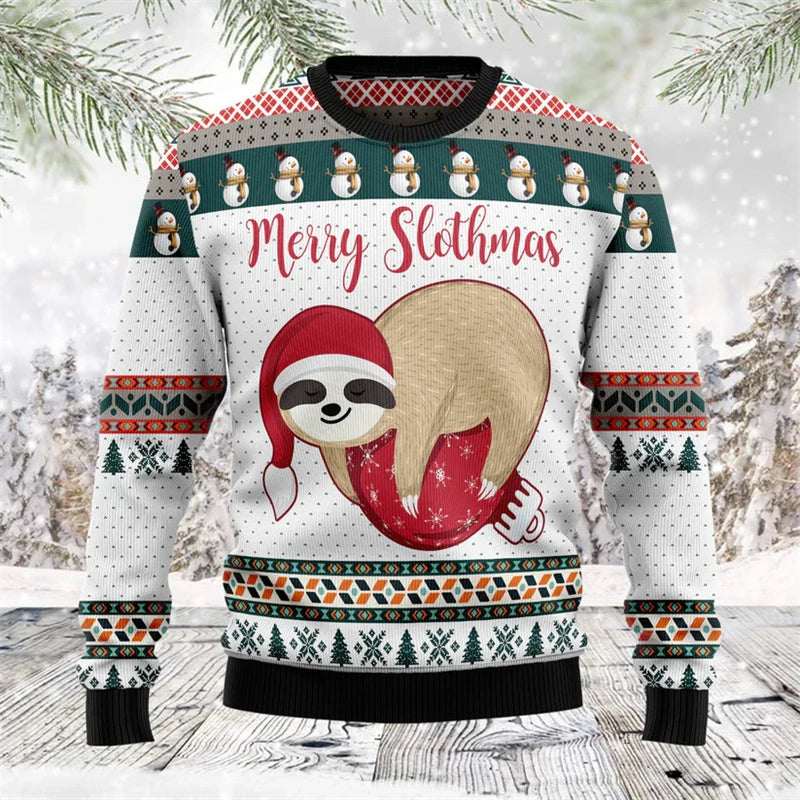 Merry Slothmas Christmas Jumper