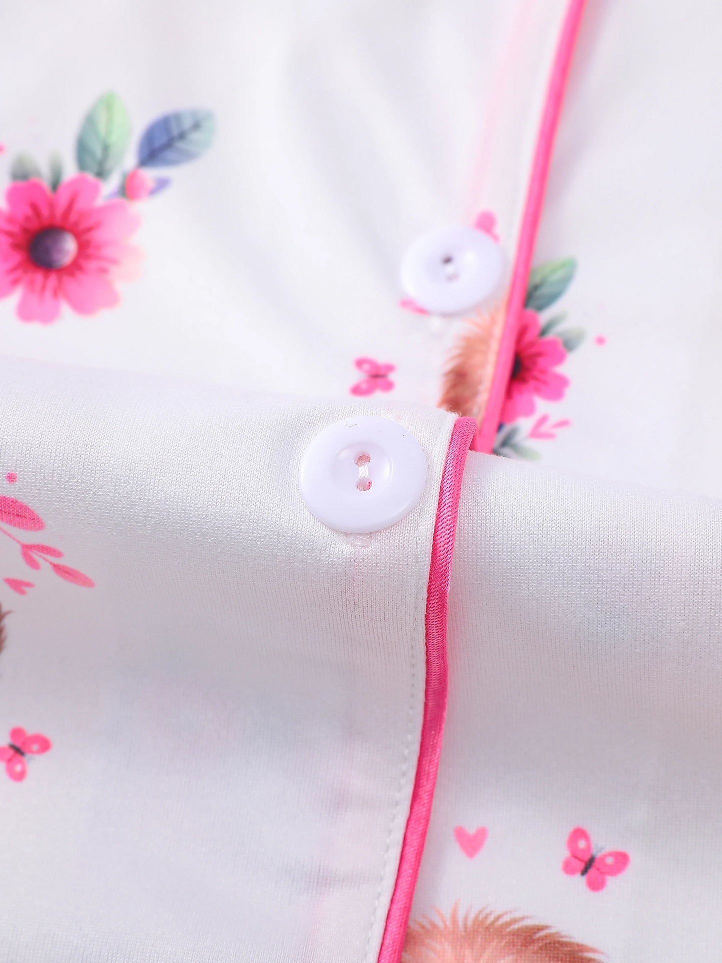 Cute Sloth short-sleeved pajamas set