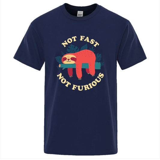 Not Fast Not Furious Sloth T-Shirt