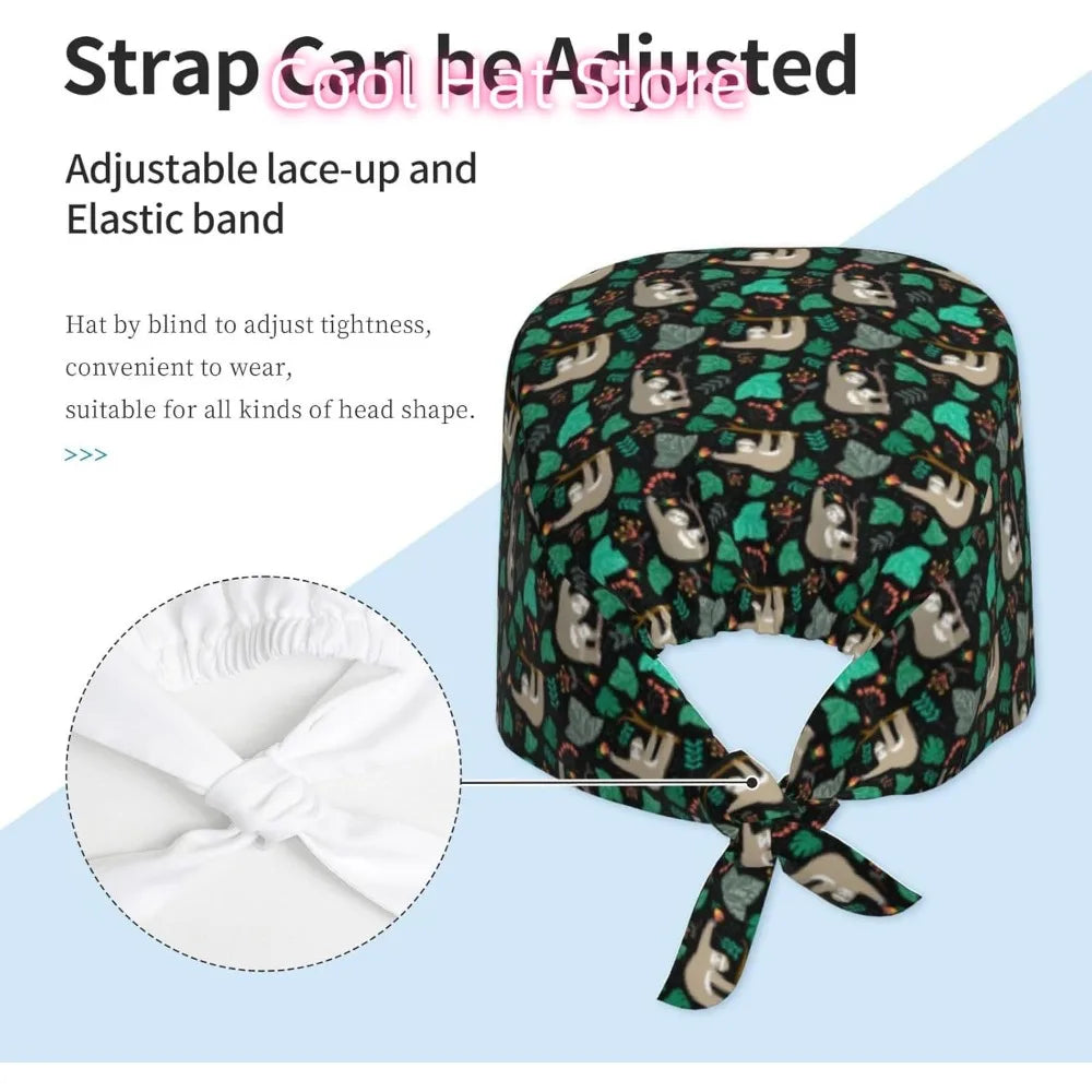 Sloth Scrub Hat
