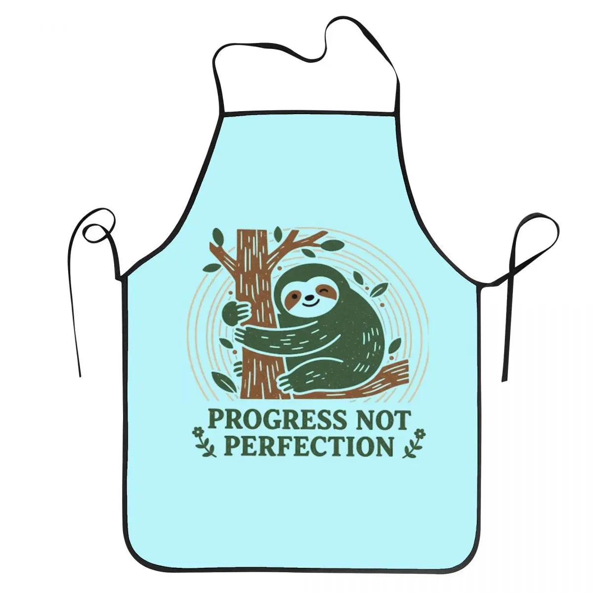 Progress Not Perfection Sloth Apron product photo 4
