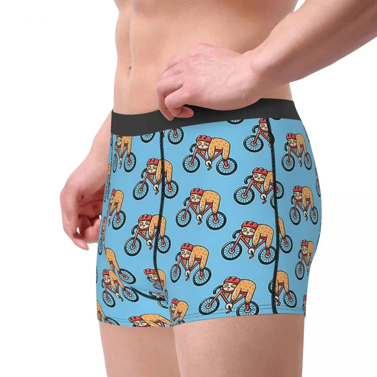 Cycling Sloth Boxer Briefs product photo 2