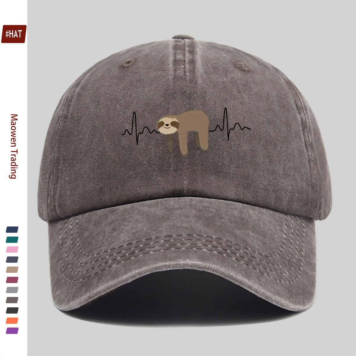 Sloth Print Baseball Cap product photo 9