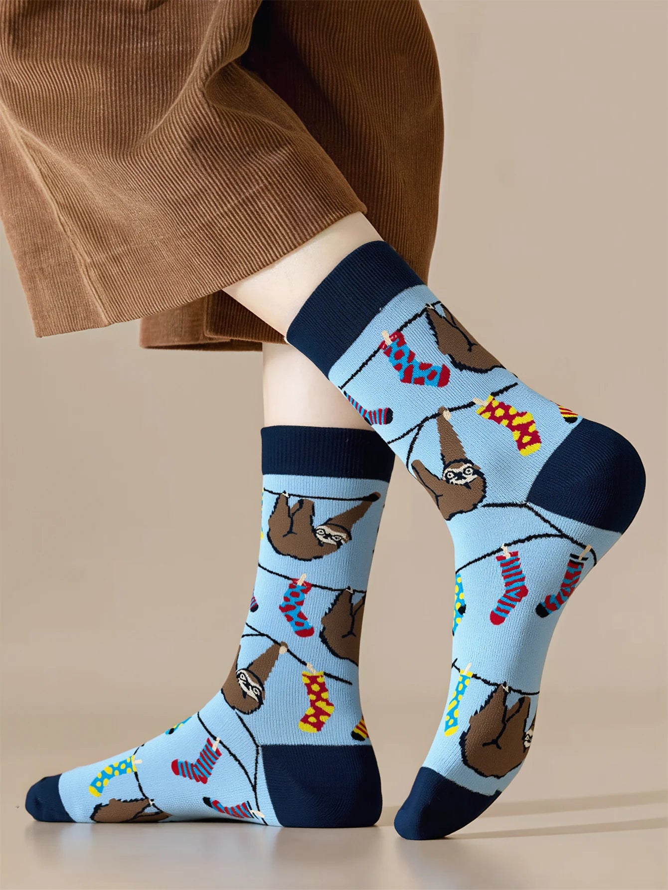 Cute Sloth Socks product photo 2