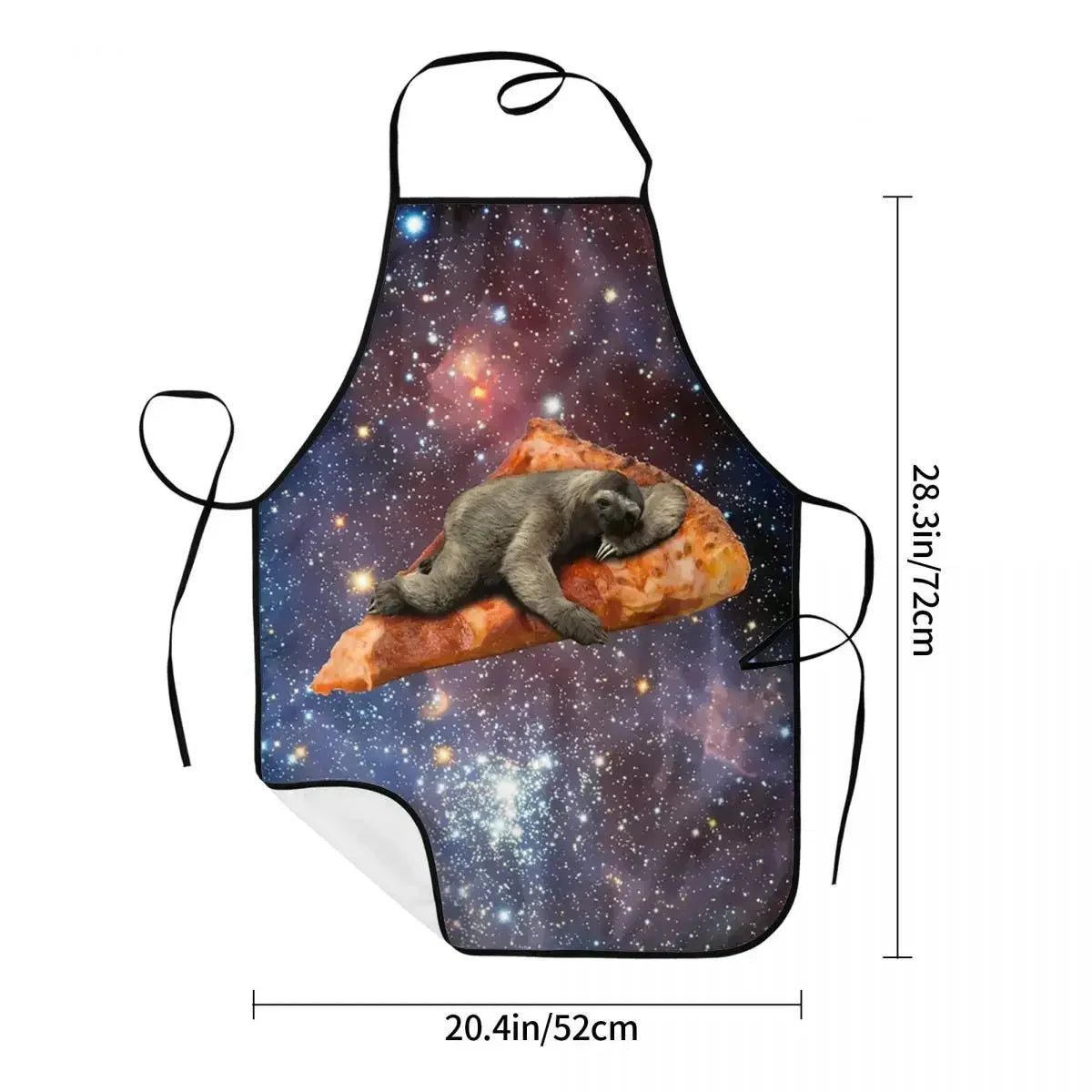 Space Pizza Sloth Aprons