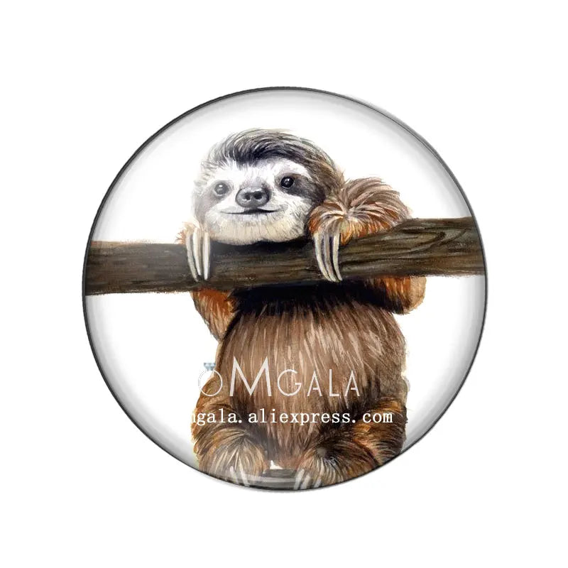 Sloth Pin Badges