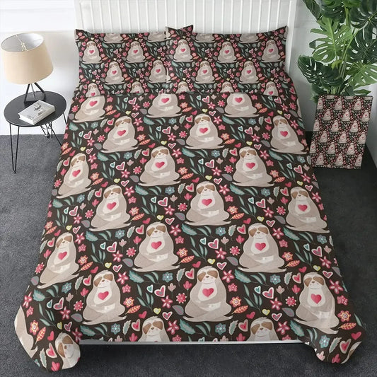 Love Sloth Duvet Cover Set