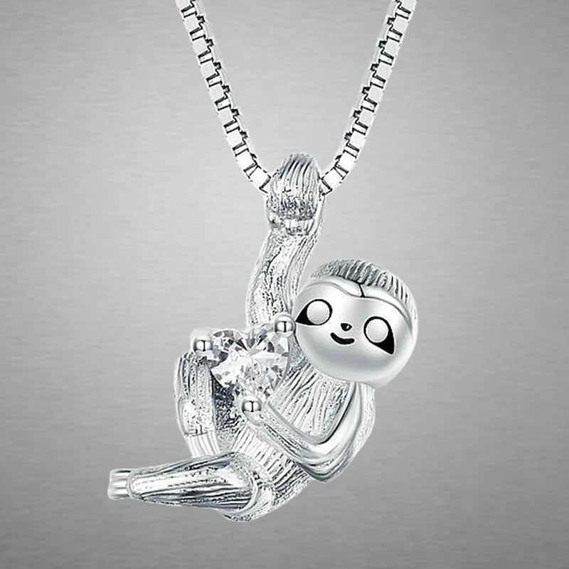 Hanging Sloth Necklace