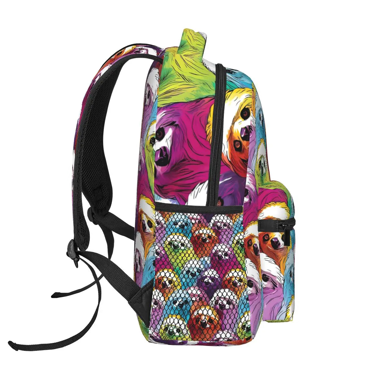 Vibrant Sloth Backpack