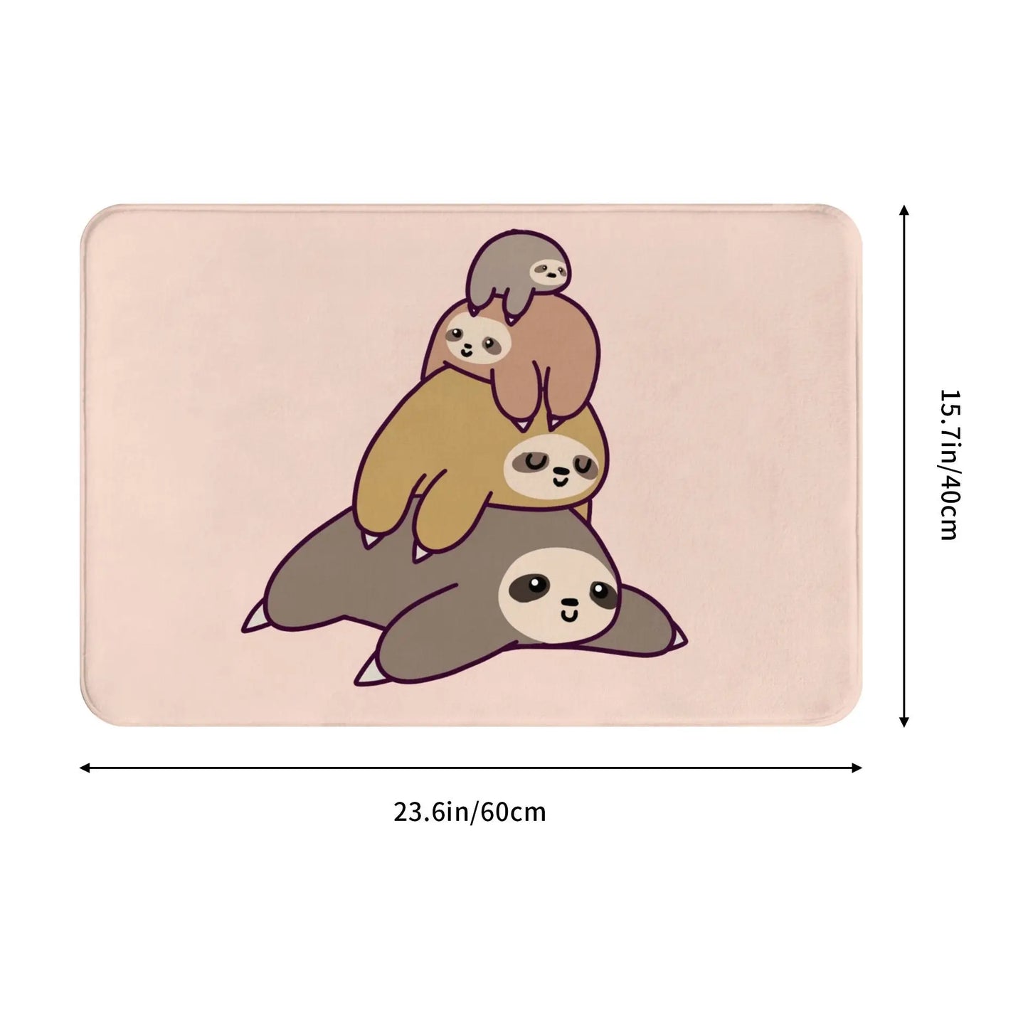 Sloth Stack Anti-slip Doormat