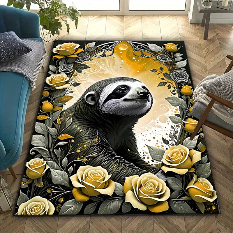 Sloth Floral Carpet