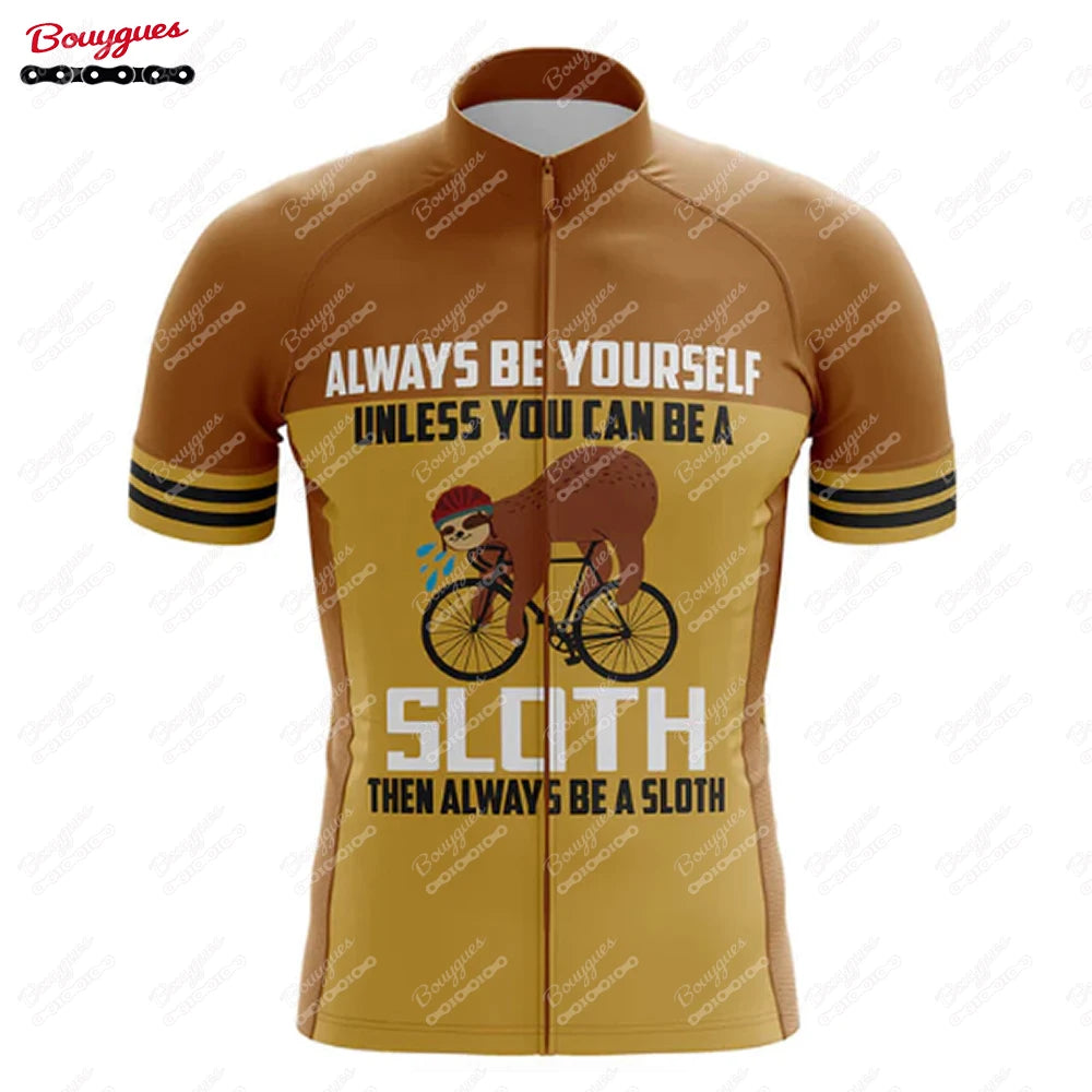 Always Be Yourself Sloth Cycling Jersey