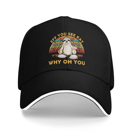 Why Oh You Sloth Vintage Baseball Cap
