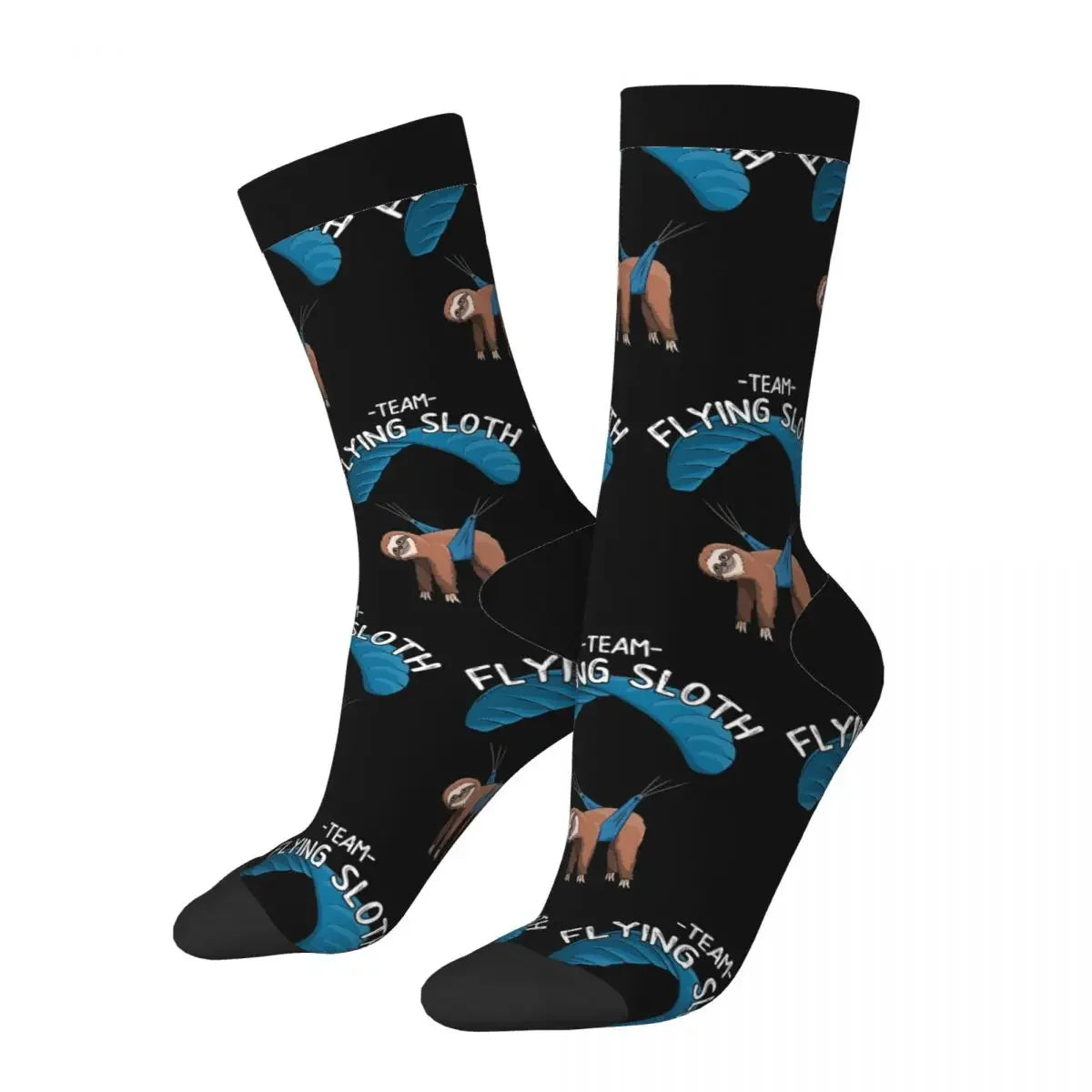 Paragliding Flying Sloth Socks