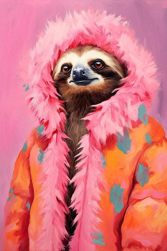 Colorful Sloth Posters