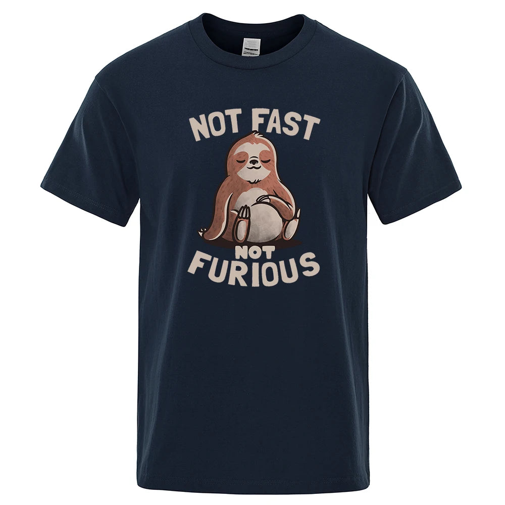 Not Fast Not Furious Sloth T-Shirt