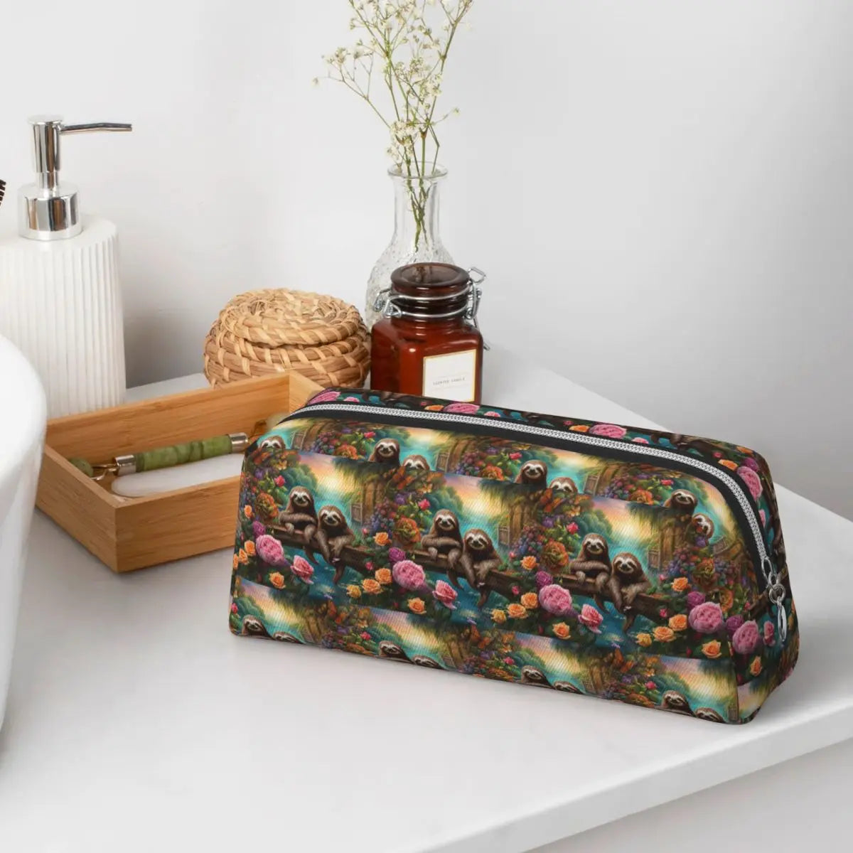 Dreamy Jungle Sloths Pencil Case