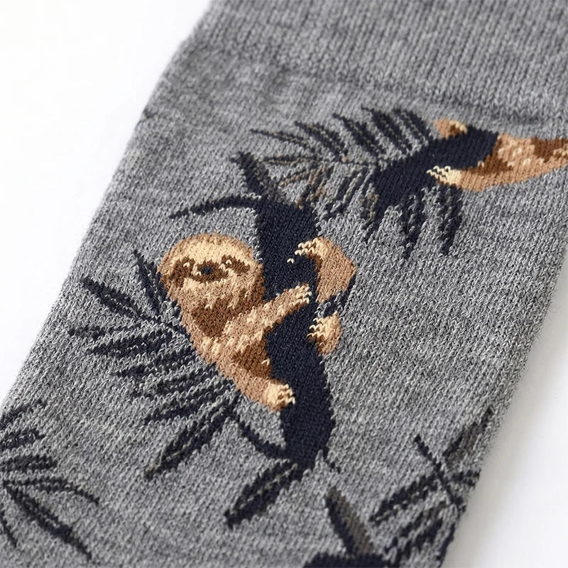 Sloth Hugging A Tree Socks