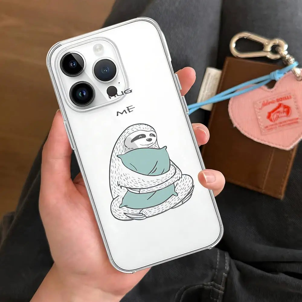 Hug Me Sloth iPhone Case