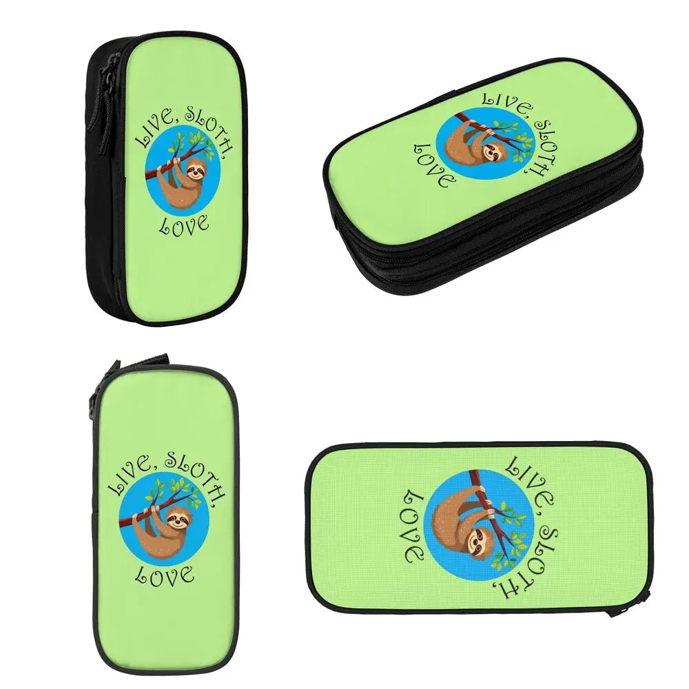 Live Sloth Love Pencil Case