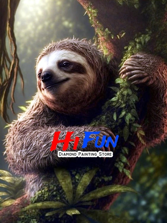 Sloth Diamond Art Kit