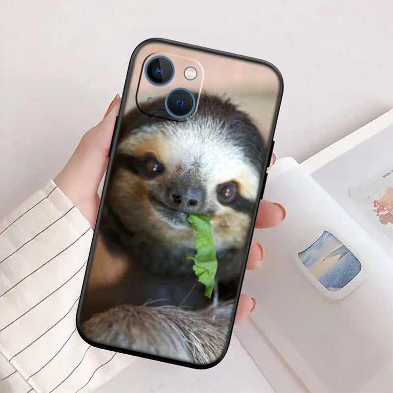 Sloth Eating Leaves Samsung Phone Case