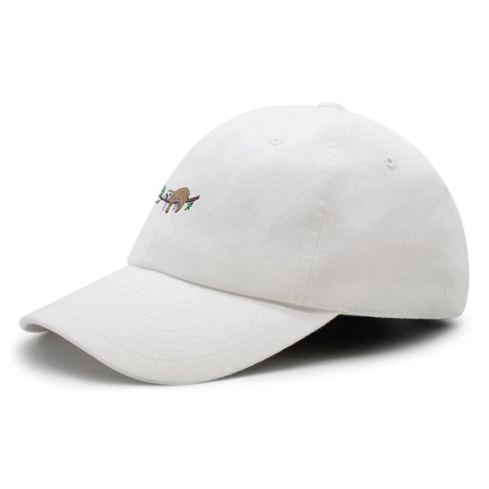 Sloth On A Branch Baseball Cap