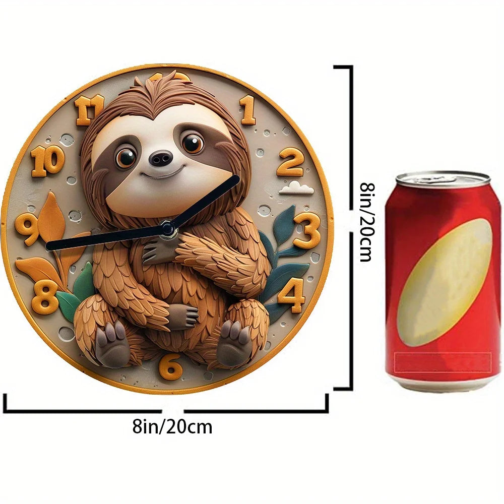 Sloth Wall Clock