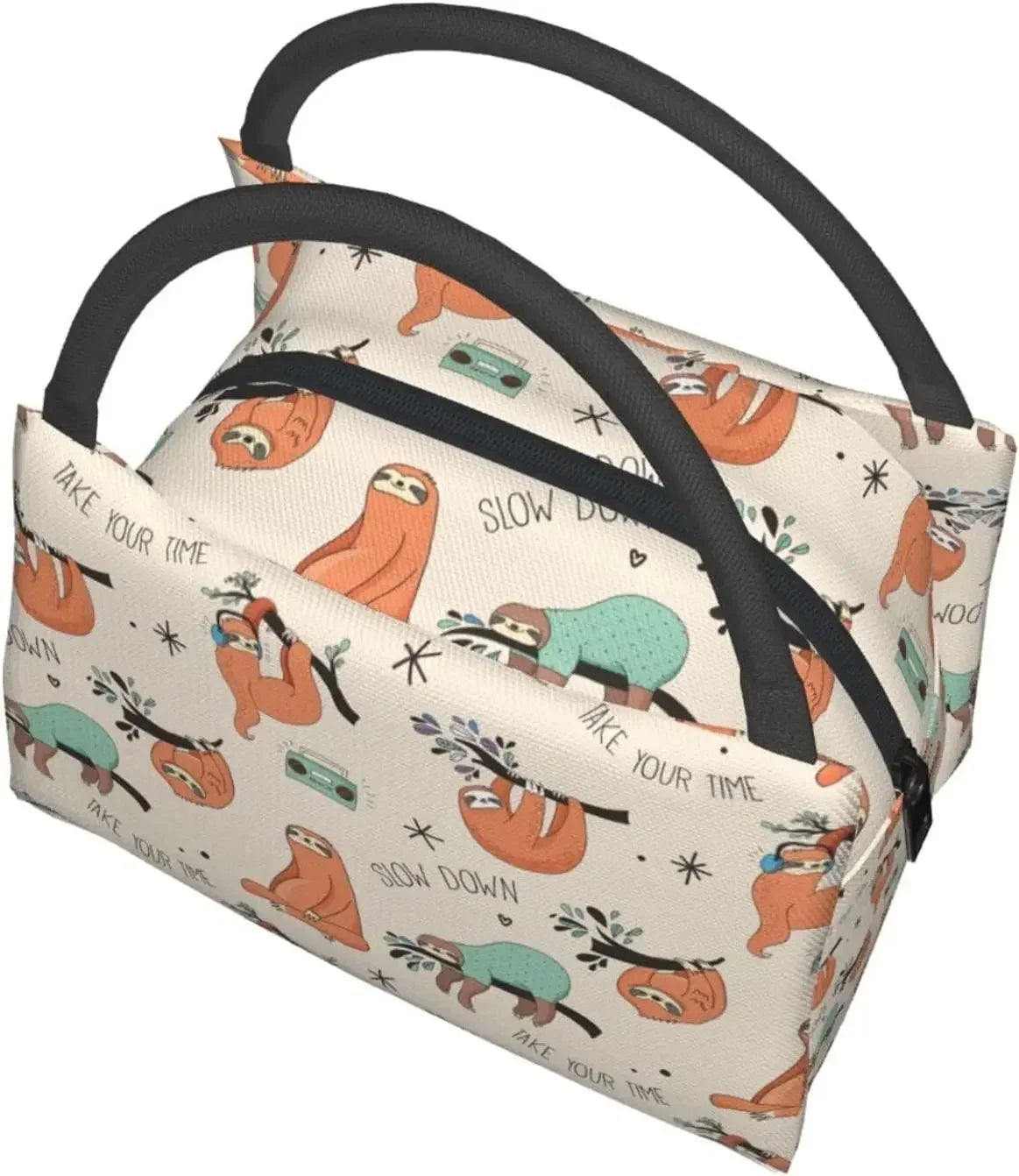 Slow Down Sloth Insulated Lunch Box