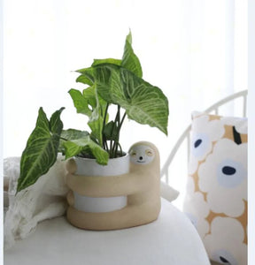 Garden Sloth Flowerpot